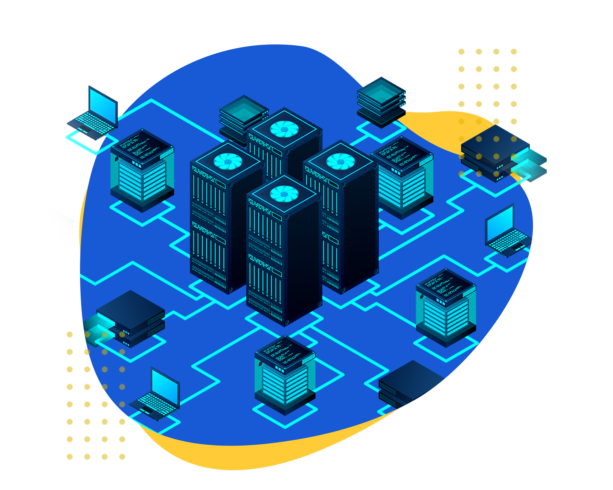 Dedicated Servers Illustration